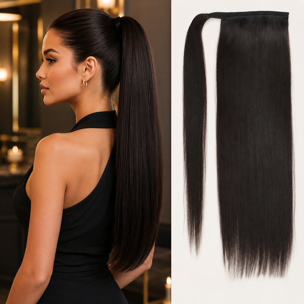 The Wrap Pony™ — Human Hair Ponytail