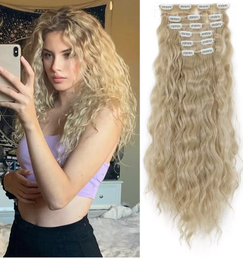 The Curl™ Glam -6-Piece Wavy Clip-In Set