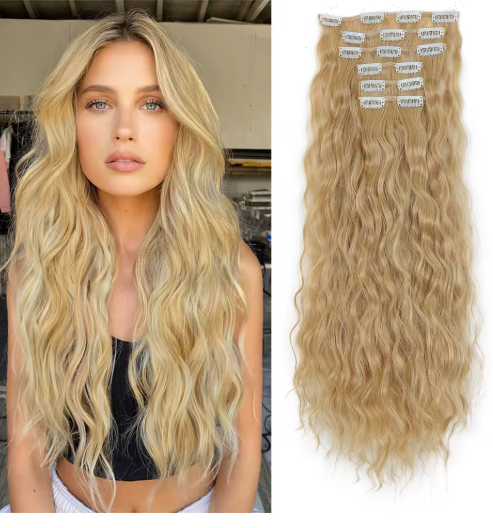 The Curl™ Glam -6-Piece Wavy Clip-In Set