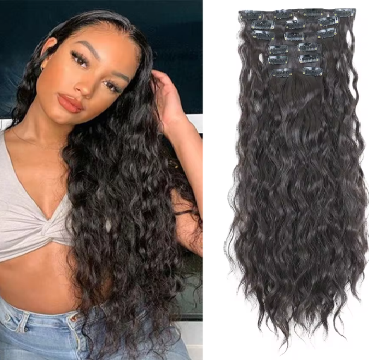 The Curl™ Glam -6-Piece Wavy Clip-In Set