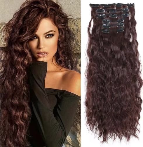 The Curl™ Glam -6-Piece Wavy Clip-In Set