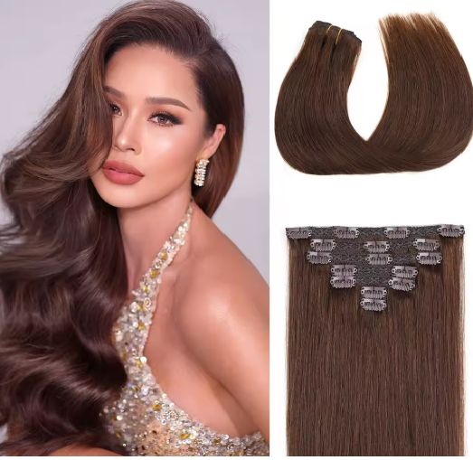 The Silk™ — Double Weft Clip-In Set