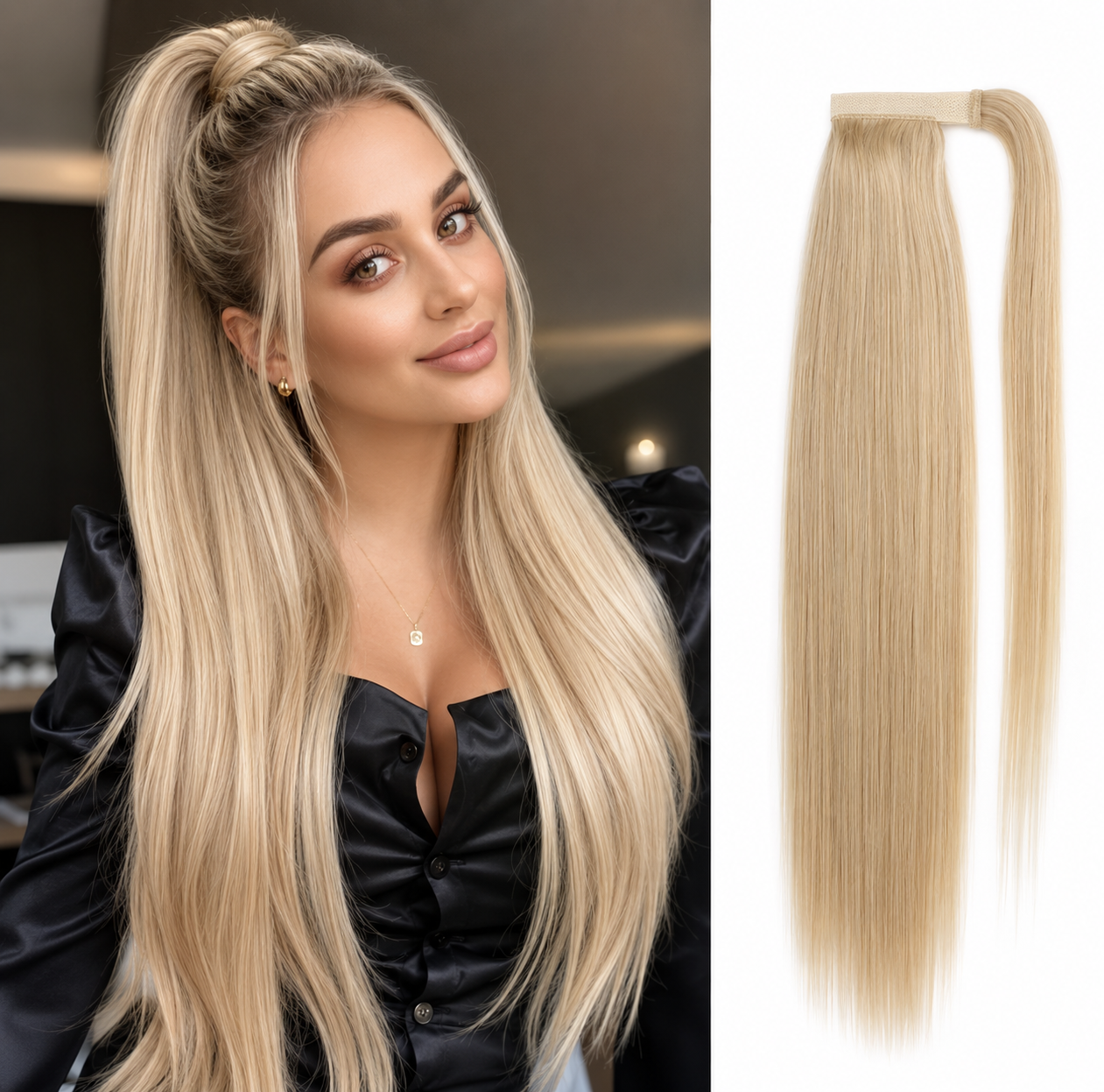 The Wrap Pony™ — Human Hair Ponytail