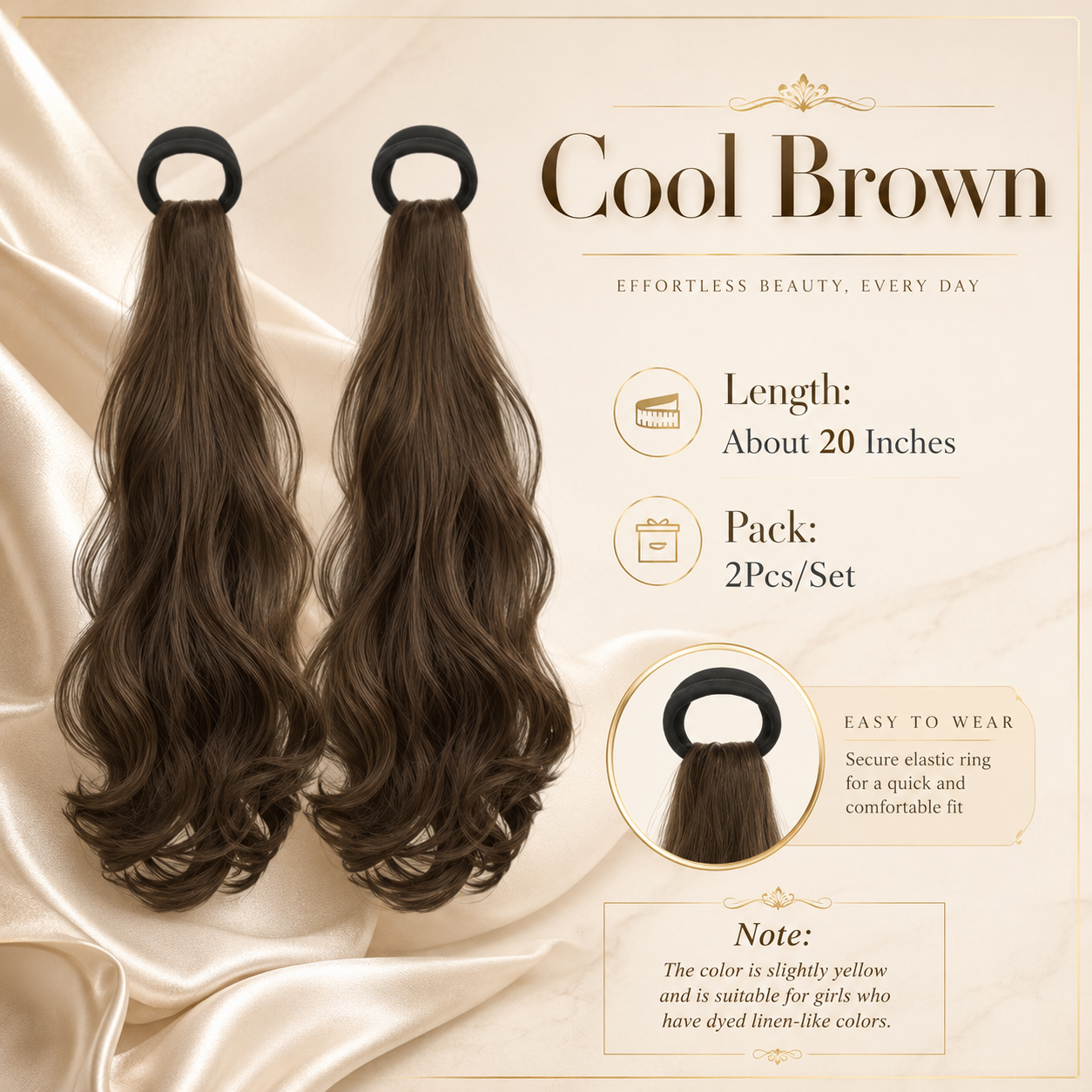 The Layered Pony™ — Heat-Resistant Ponytail