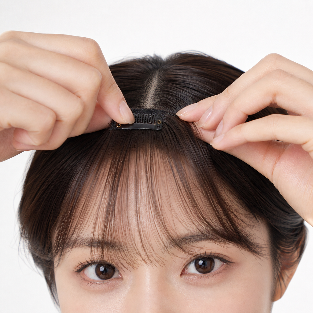 The Bangs™ — Clip-In Air Fringe