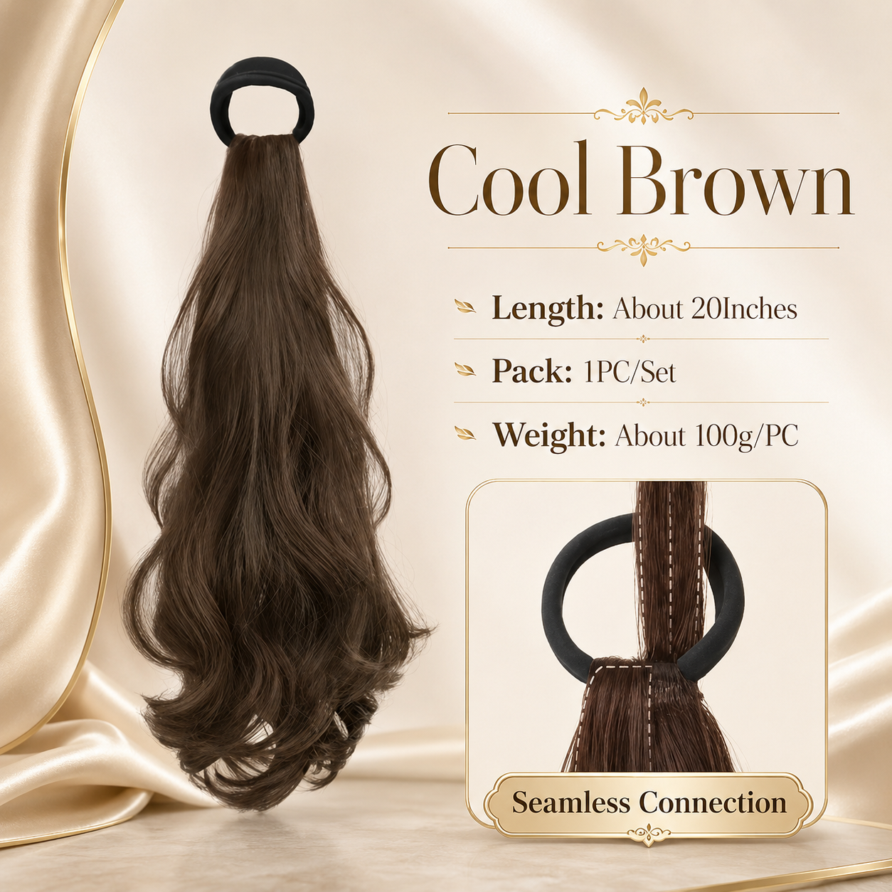 The Layered Pony™ — Heat-Resistant Ponytail