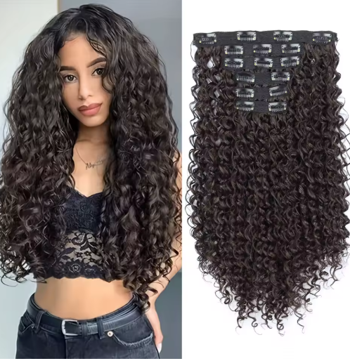 The Curl Pro™ — Full Head Clip-In Set
