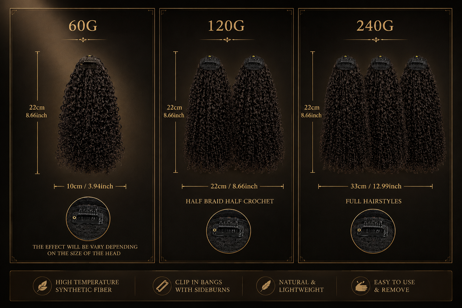 The Afro™ — Kinky Curly Human Hair