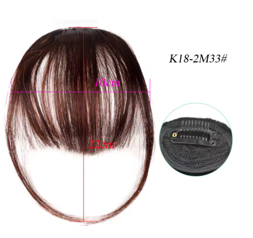 The Bangs™ — Clip-In Air Fringe