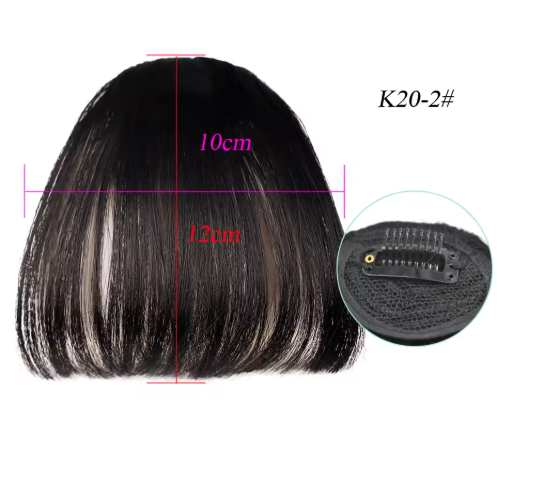 The Bangs™ — Clip-In Air Fringe