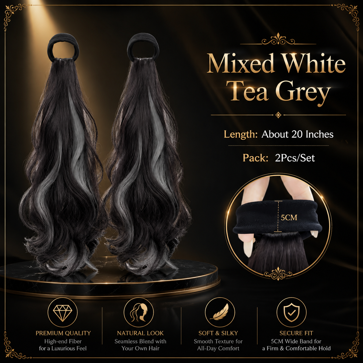 The Layered Pony™ — Heat-Resistant Ponytail