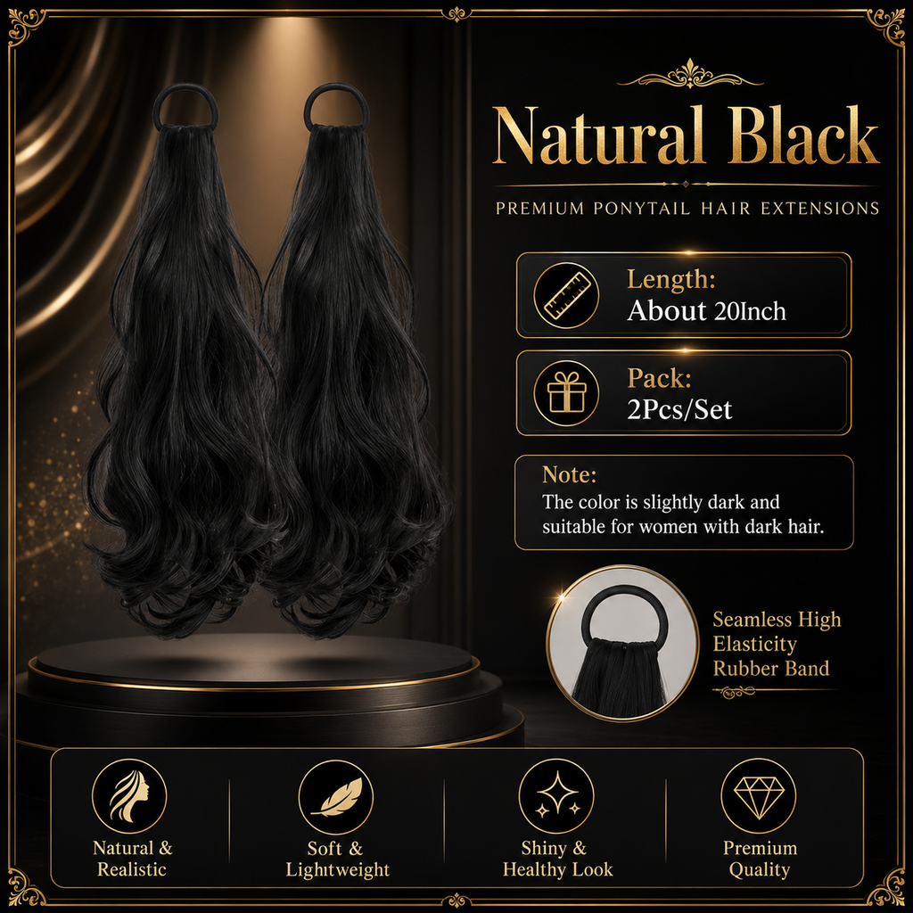 The Layered Pony™ — Heat-Resistant Ponytail