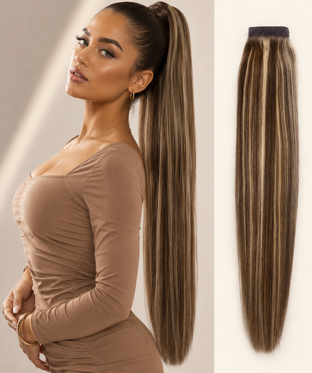 The Wrap Pony™ — Human Hair Ponytail