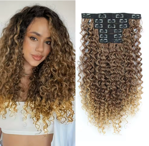 The Curl Pro™ — Full Head Clip-In Set