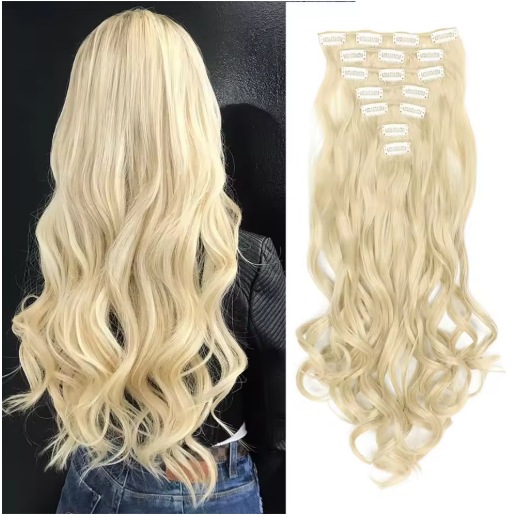 The Wave™ Set — 7-Piece Clip-In Extensions
