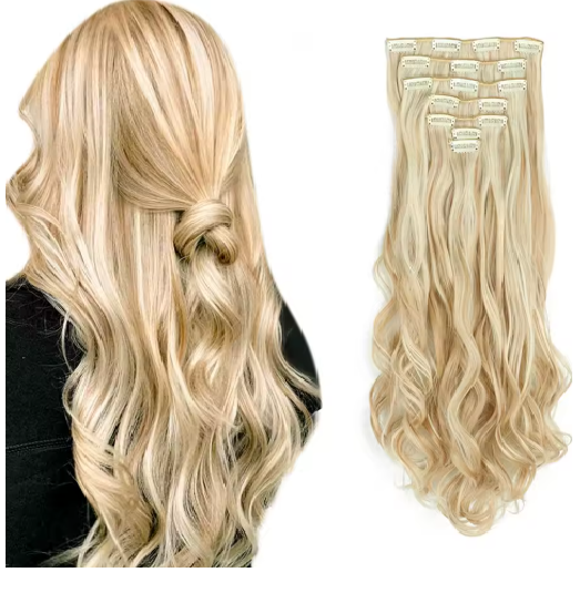 The Wave™ Set — 7-Piece Clip-In Extensions