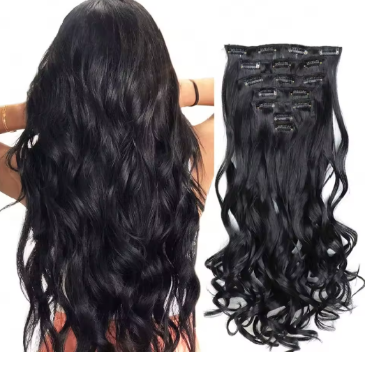 The Wave™ Set — 7-Piece Clip-In Extensions