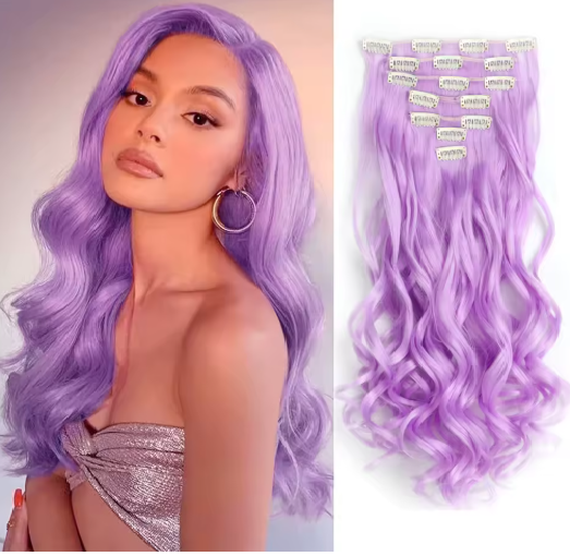 The Wave™ Set — 7-Piece Clip-In Extensions
