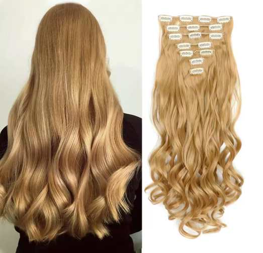 The Wave™ Set — 7-Piece Clip-In Extensions