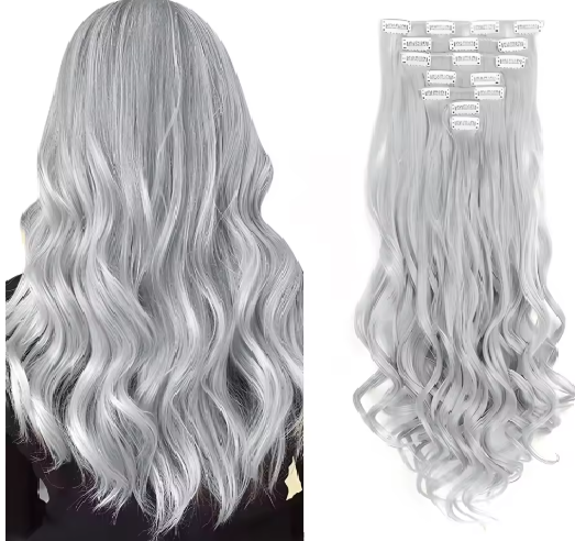 The Wave™ Set — 7-Piece Clip-In Extensions