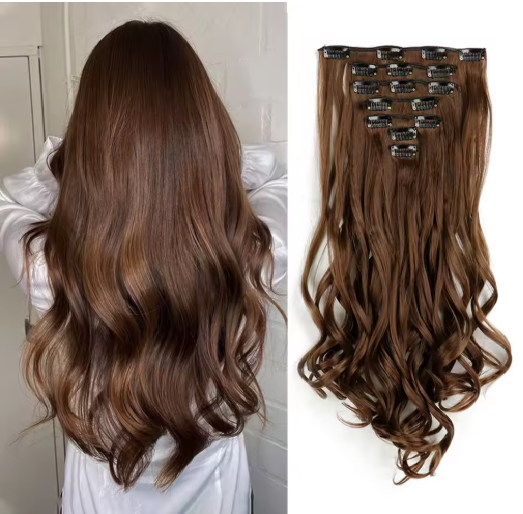 The Wave™ Set — 7-Piece Clip-In Extensions