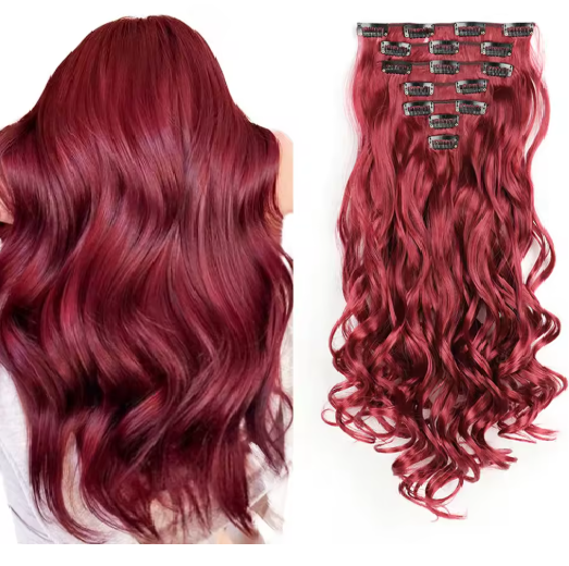 The Wave™ Set — 7-Piece Clip-In Extensions