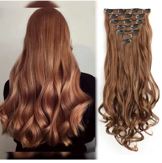 The Wave™ Set — 7-Piece Clip-In Extensions