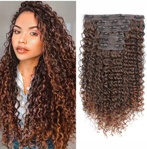 The Curl Pro™ — Full Head Clip-In Set