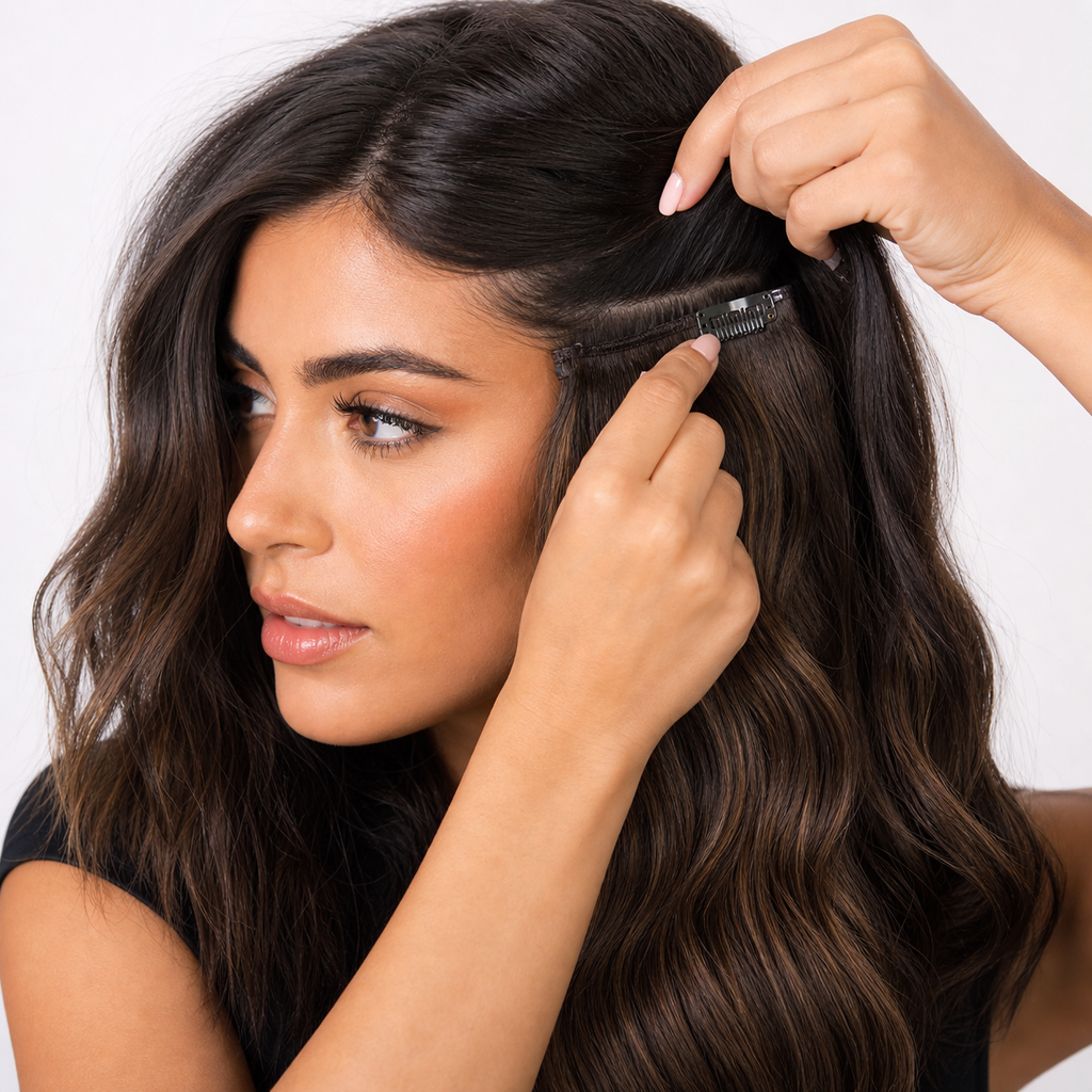 The Wave™ Set — 7-Piece Clip-In Extensions