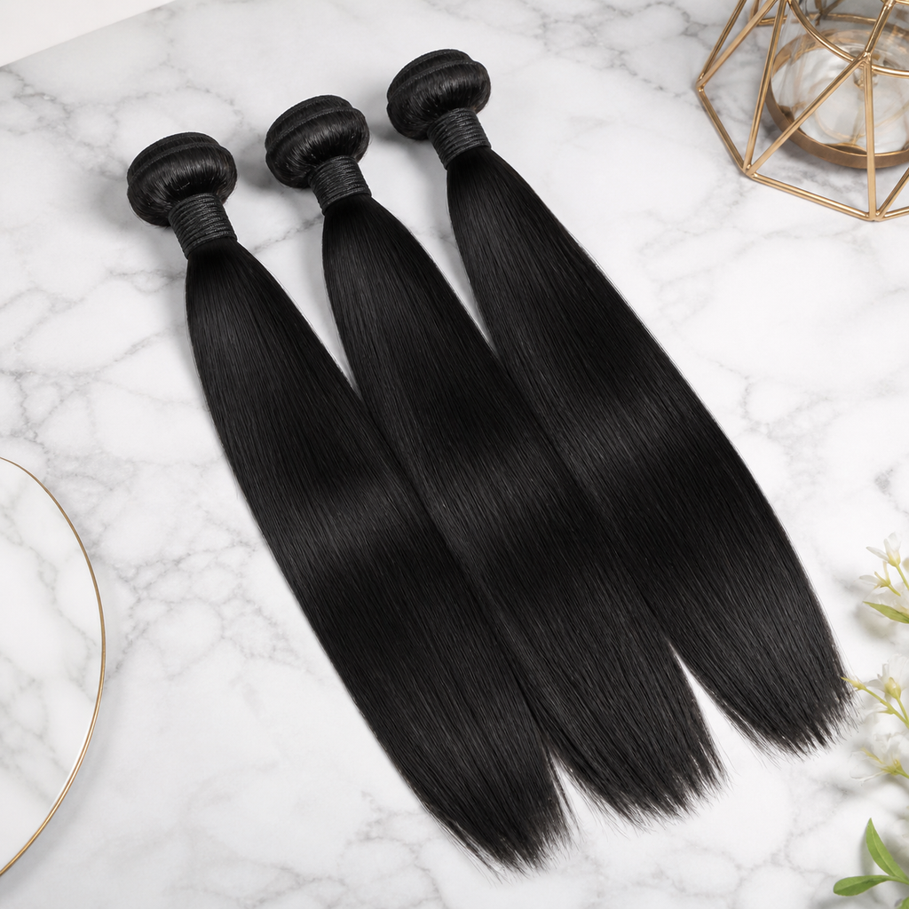 The Classic™ Bundle — Straight Human Hair